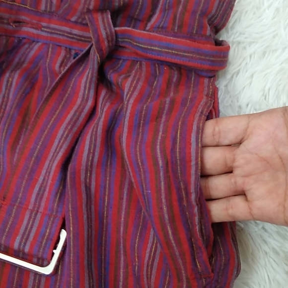 Urban outfitters PaperbagStriped Women's short S-P - Picture 6 of 8